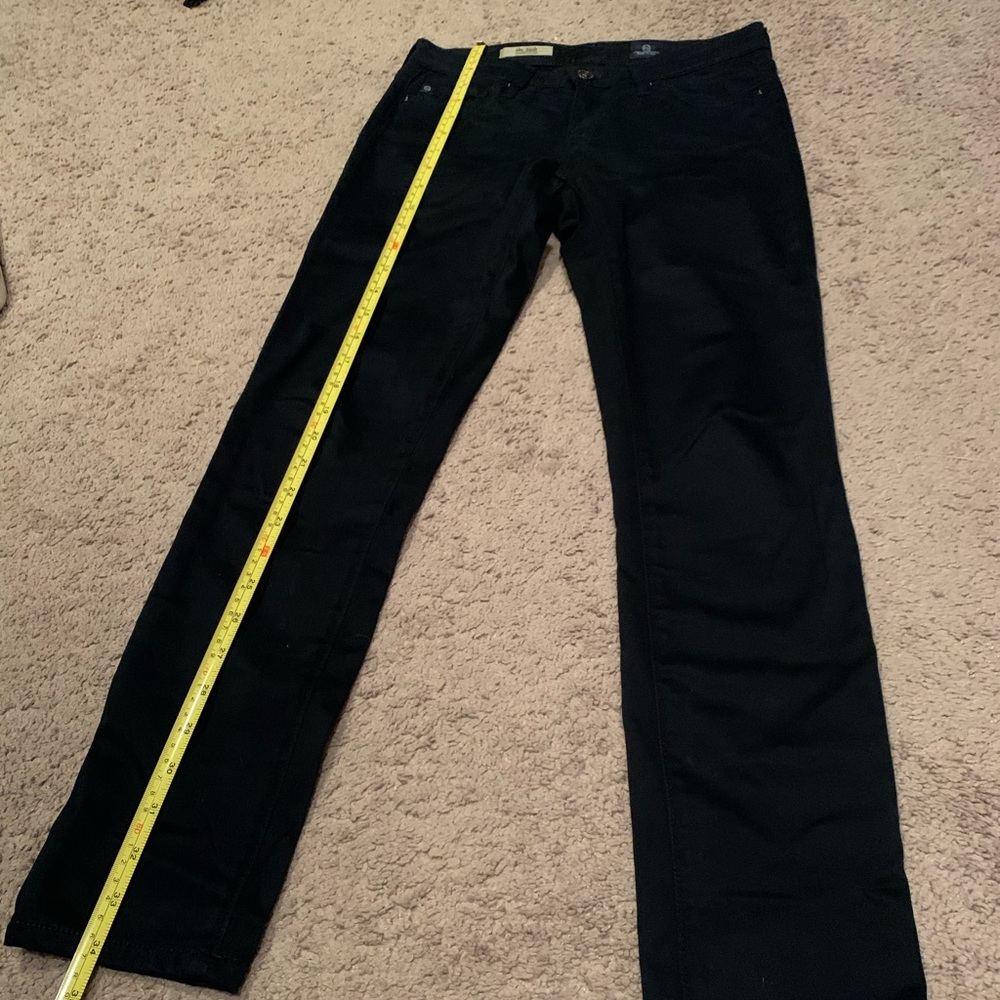 AG Black “The Stilt” Cigarette Leg 24 waist.